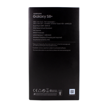 Samsung Galaxy S8+ Original Packaging - WITHOUT device and accessories - Black