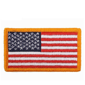 Rothco Patch U.S. Flag - Stryges/Sys På (Rød / Hvid / Blå / Gul, One Size)