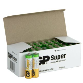 40 stk. GP AA Super Alkaline batterier