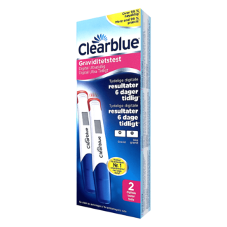 Clearblue Digital Ultratidlig Graviditetstest - 2 stk.