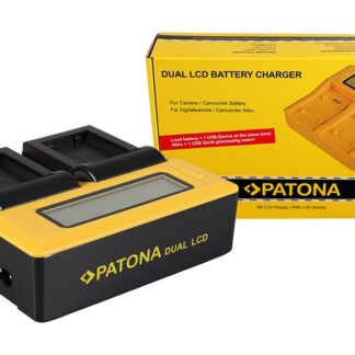 PATONA Dual LCD USB Charger for Sony NPFW50 NP-FW50