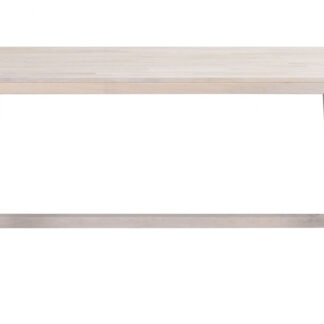ROWICO Brooklyn spisebord - hvidpigmenteret eg m. udtræk (170x95)