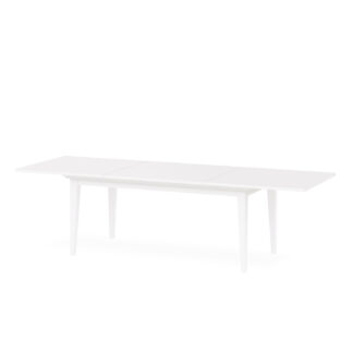 TVILUM Paris spisebord inkl. tillægsplader - hvid træ, 276 x 95 cm