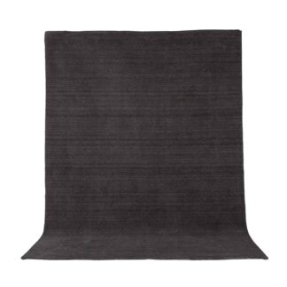VENTURE DESIGN Ulla gulvtæppe - mørkegrå uld og polyester (160x230)