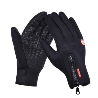 Cykel / ski handsker - Touch sensitive fingre - Vandtæt/vindtæt - Str. L
