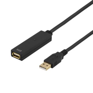 PRIME USB 2.0 forlængerkabel - Aktivt - 20 m - 5 års garanti