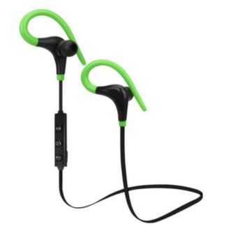 Sports EARHOOK Bluetooth Høretelefoner m/mikrofon - Grøn