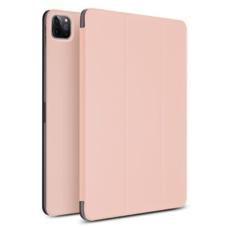 iPad Pro 12.9 (2020) - Qialino Tri-Fold læder cover - Pink