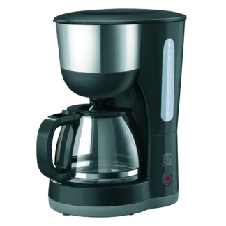 kaffemaskine - 1000W - Indikatorlys - Hold-varm funktion - 1.25L - Sort