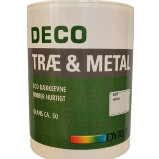 Deco Træ & Metal gl. 50 hvid 0,75 L