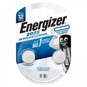 Energizer Ultimate Lithium CR2025 2 pack - Batteri
