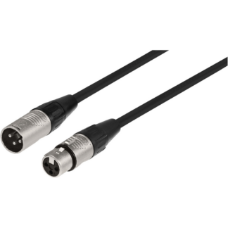 XLR-kabel 6m sort- MECR-600/Sw