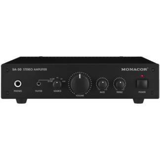Monacor stereo Forstærker 2x25Wmax SA-50