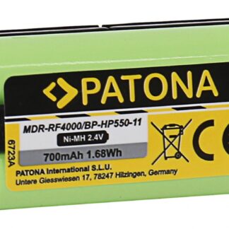 Batteri til Sony MDR-RF4000, BP-HP550-11, Medion MDR-PF970RK