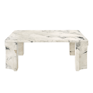 GUBI Doric Sofabord Firkantet 80 x 80 cm Electric Grey