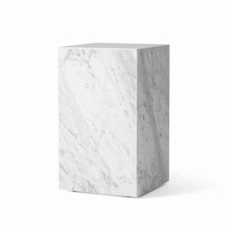 MENU Plinth Sofabord Høj Carrara Marmor