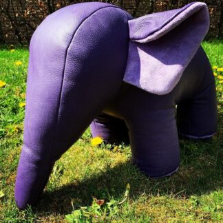 By Fogstrup UNIKA - Læder elefant XL - mørk lilla