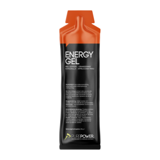 PurePower Energy gel - Appelsin med 60 mg koffein - 60 gram
