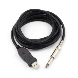 USB til Jack 6.35mm adapter kabel - til guitar mm - 3m
