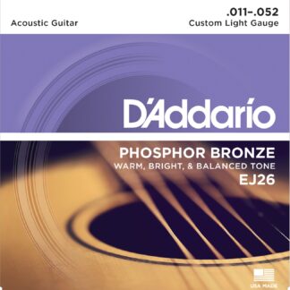 Daddario EJ26 Phosphor Bronze Guitarstrenge (Custom Light 11-52)