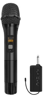 Håndholdt trådløs mikrofon med receiver CL-M1