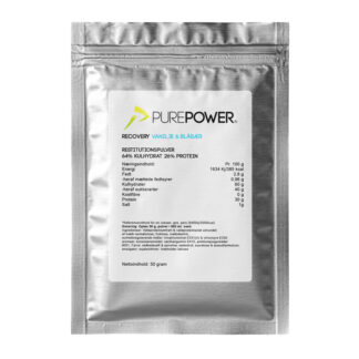 PurePower Recovery - Proteinholdig restitutionsdrik - Blåbær/vanilije - 50 gram