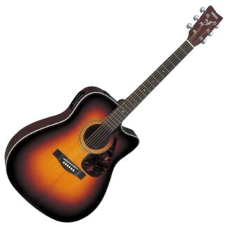 Yamaha FX370C Western Guitar - Tobacco Brown Sunburst