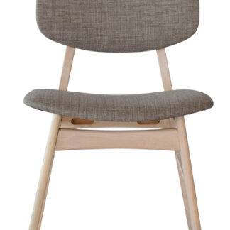 RGE Malte spisebordsstol - grå stof, uden armlæn
