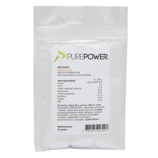 PurePower Recovery - Proteinholdig restitutionsdrik - Bær/citrus - 50 gram.