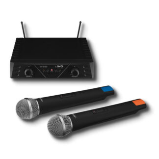 Trådløs mikrofon kan bruges til soundboks