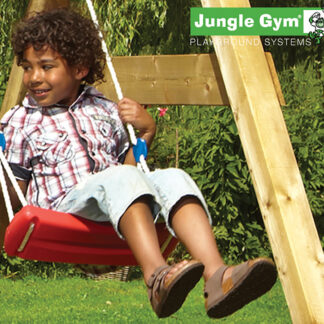 Swing sæde komplet kit, rød Jungle Gym