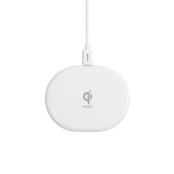 Deltaco Wireless Charger, 10 W, Usb-c, Qi Certified, White - Oplader