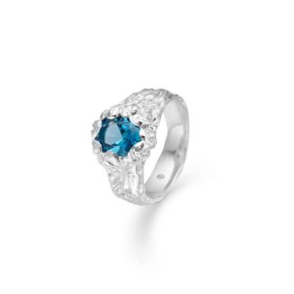 Studio Z Forest sølv ring med blå sten - 7147848 7147848 Sølv 56