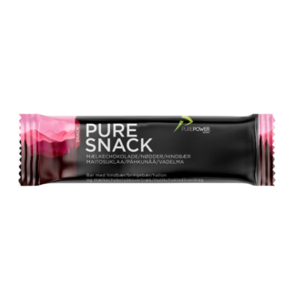 Purepower Pure Snack - Energibar - Hindbær - 40 gram