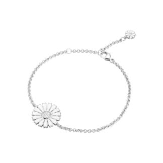 Georg Jensen Daisy sølv armbånd med 1 blomst - 20001538