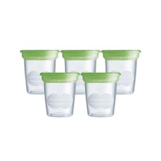 Mam, 5 Milk Storage Solutions, Opbevaringskopper, Transparent
