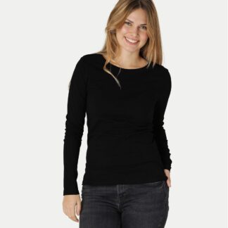Neutral Organic - Ladies Long Sleeve T-shirt (Sort, M)