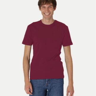 Neutral Organic - Mens Interlock T-shirt (Bordeaux, XL)