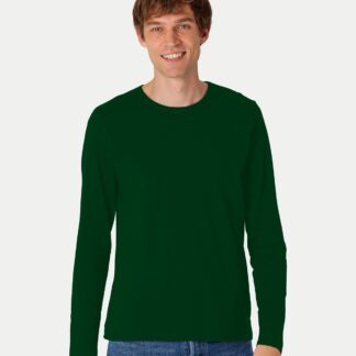 Neutral Organic - Mens Long Sleeve T-shirt (Flaskegrøn, S)