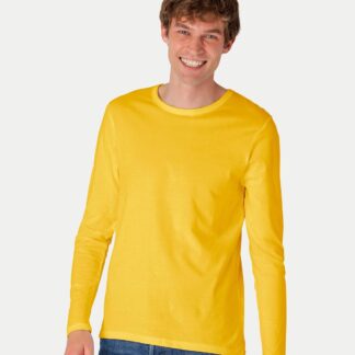 Neutral Organic - Mens Long Sleeve T-shirt (Gul, 2XL)