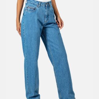 Reell Women Betty Baggy Jeans (Mid Blue, W28)