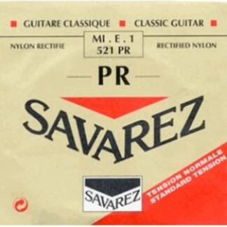 Savarez 521PR Corum E1 løs spansk guitar-streng, rød