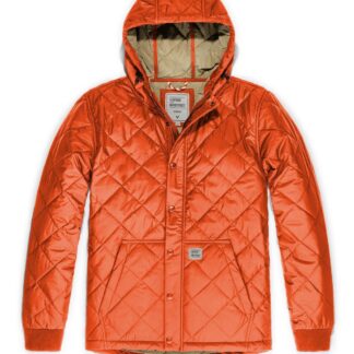 Vintage Industries Brody Hoodie Jacket (Orange, XL)